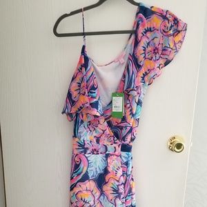 NWT Nauti Navy Boho Bateau Marianna Dress